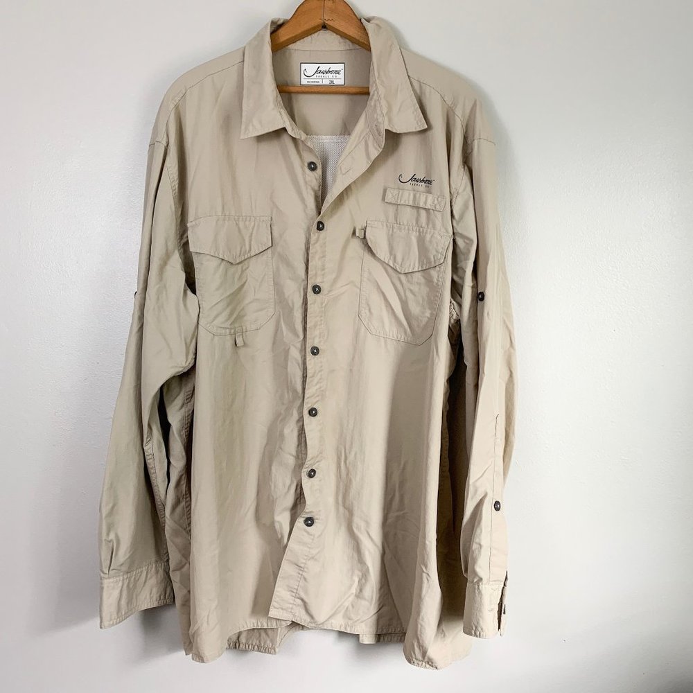 Jawbone Tackle Co fishing hiking shirt men’s 2XL